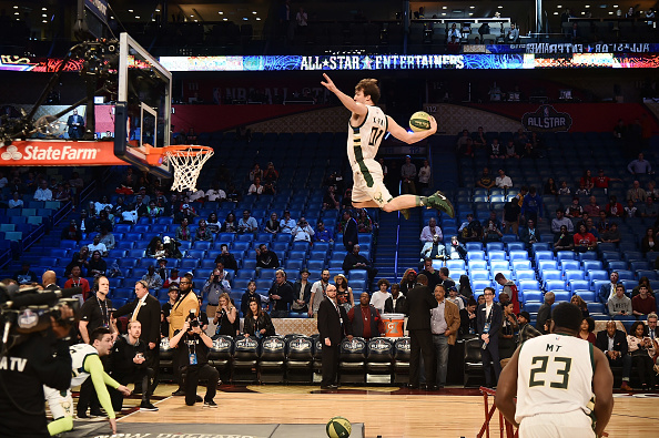 Celebrities Attend The 66th NBA All-Star Game