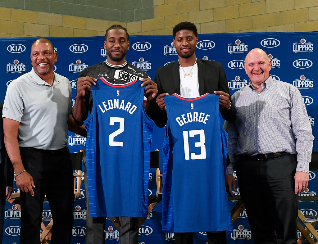 Los Angeles Clippers Introduce Kawhi Leonard & Paul George