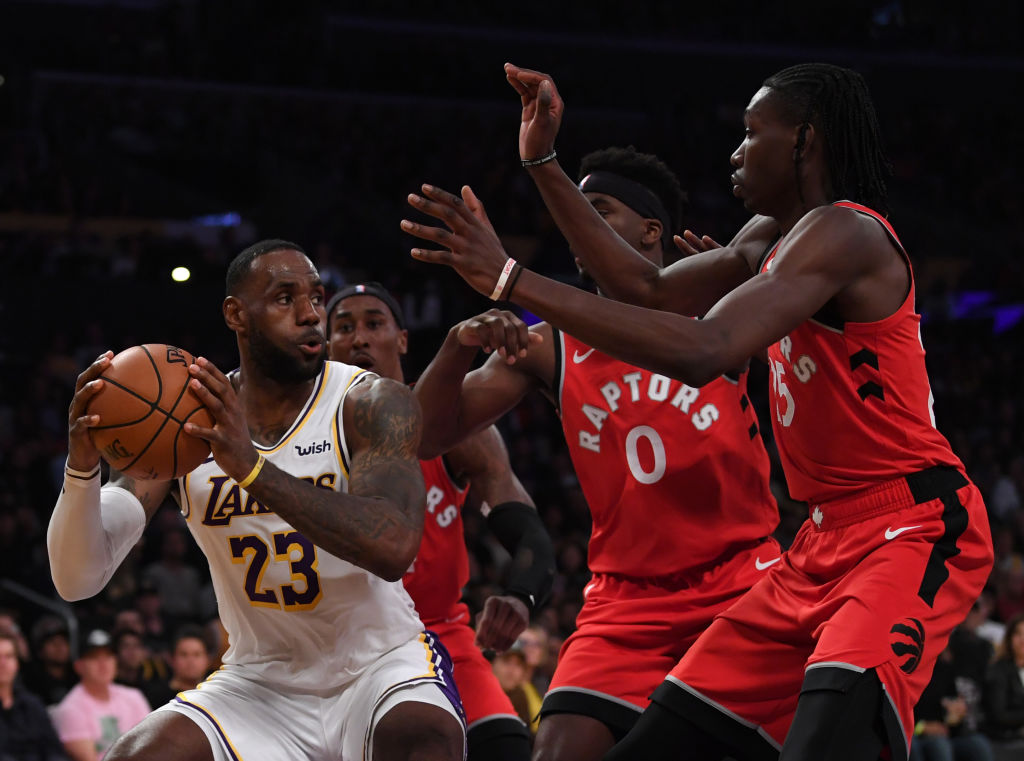 Toronto Raptors v Los Angeles Lakers