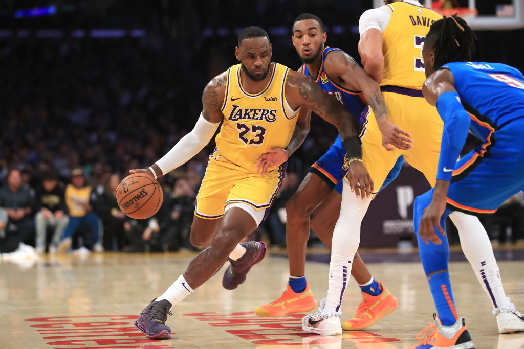 Oklahoma City Thunder v Los Angeles Lakers
