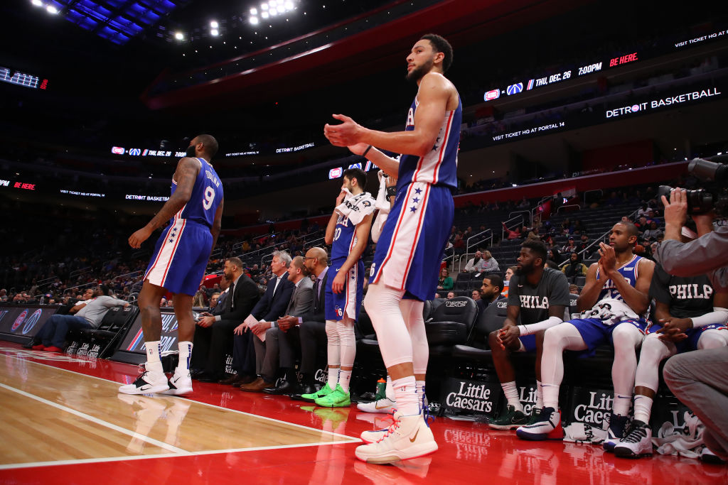 Philadelphia 76ers v Detroit Pistons