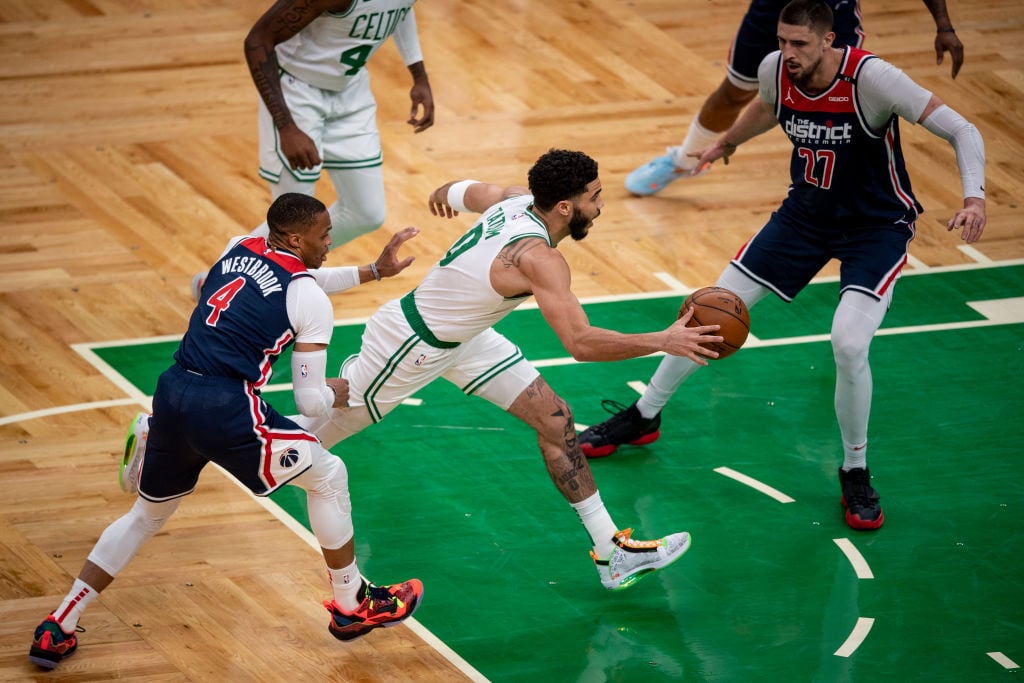Washington Wizards v Boston Celtics – Play-In Tournament