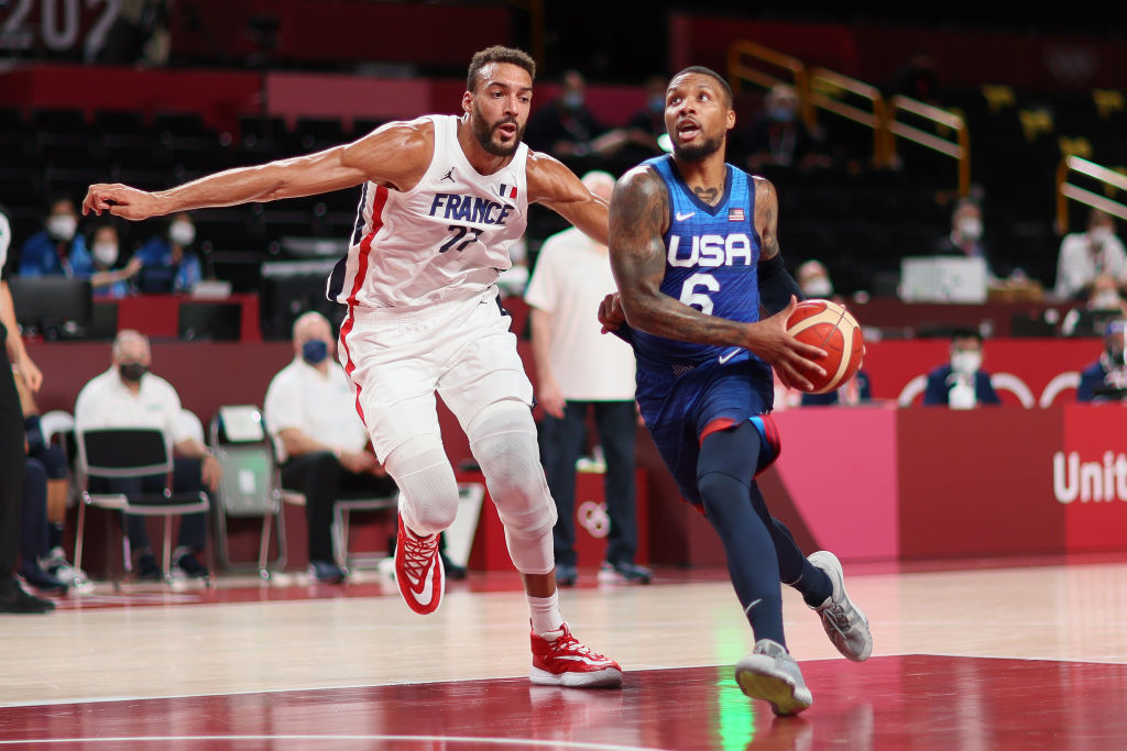 JPN: United States v France Men’s Basketball – Olympics: Day 2