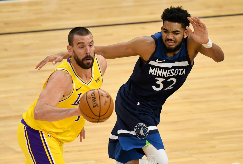 Los Angeles Lakers v Minnesota Timberwolves