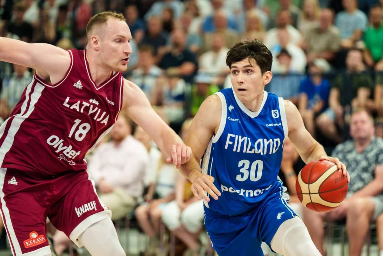 Susijengi voitti Tampereella Latvian (Kuva: AOP)